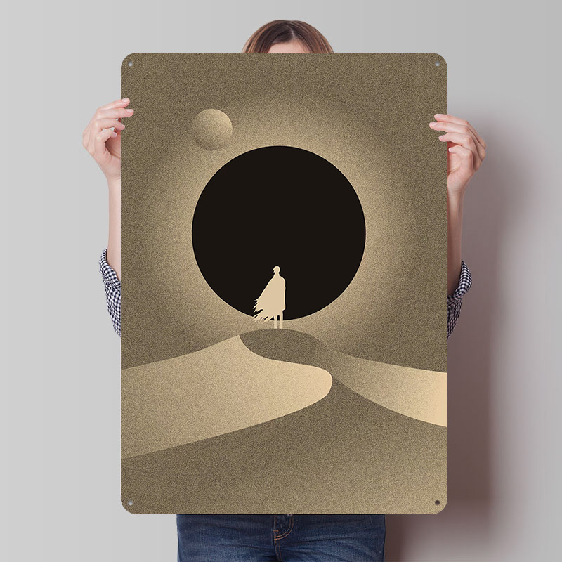 Retro Gaming Universe - Weselny Kosmos Dune - Drukowany Plakat,