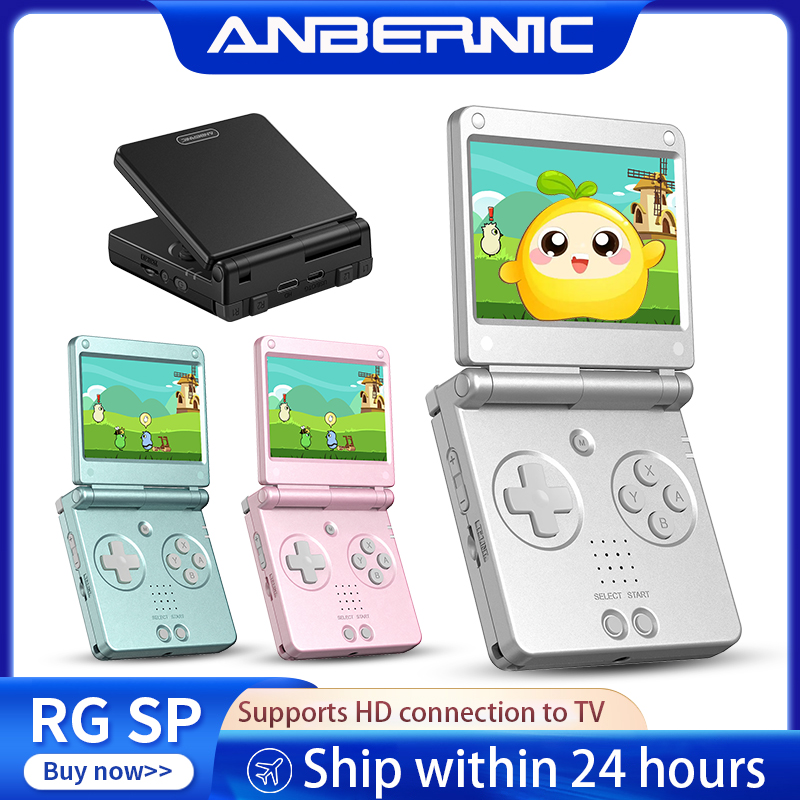 Retro Gaming Play Zone - Anbernic RGSP Flip Retro Przenośna Konsola