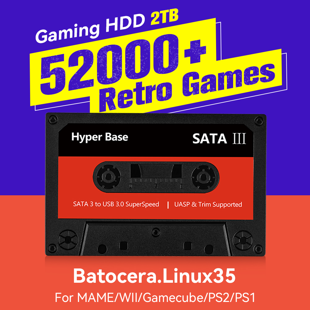 Retro Gaming Windows - Konsola do gier retro Batocera 500GB/2TB