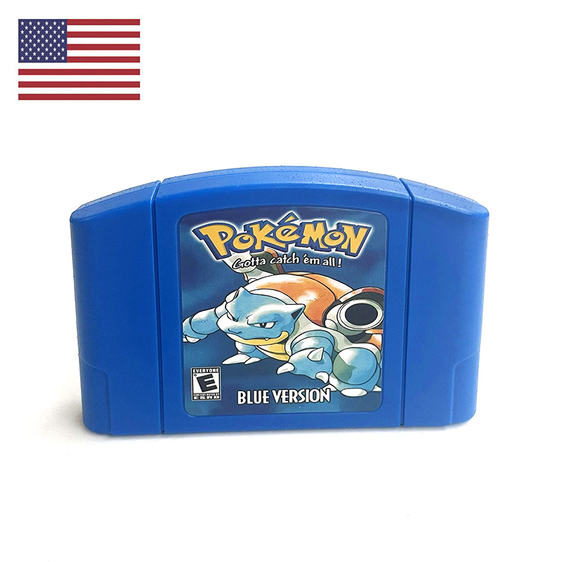 Retro Gaming Machine - Wersja USA NTSC Angielska Pokemon Blue