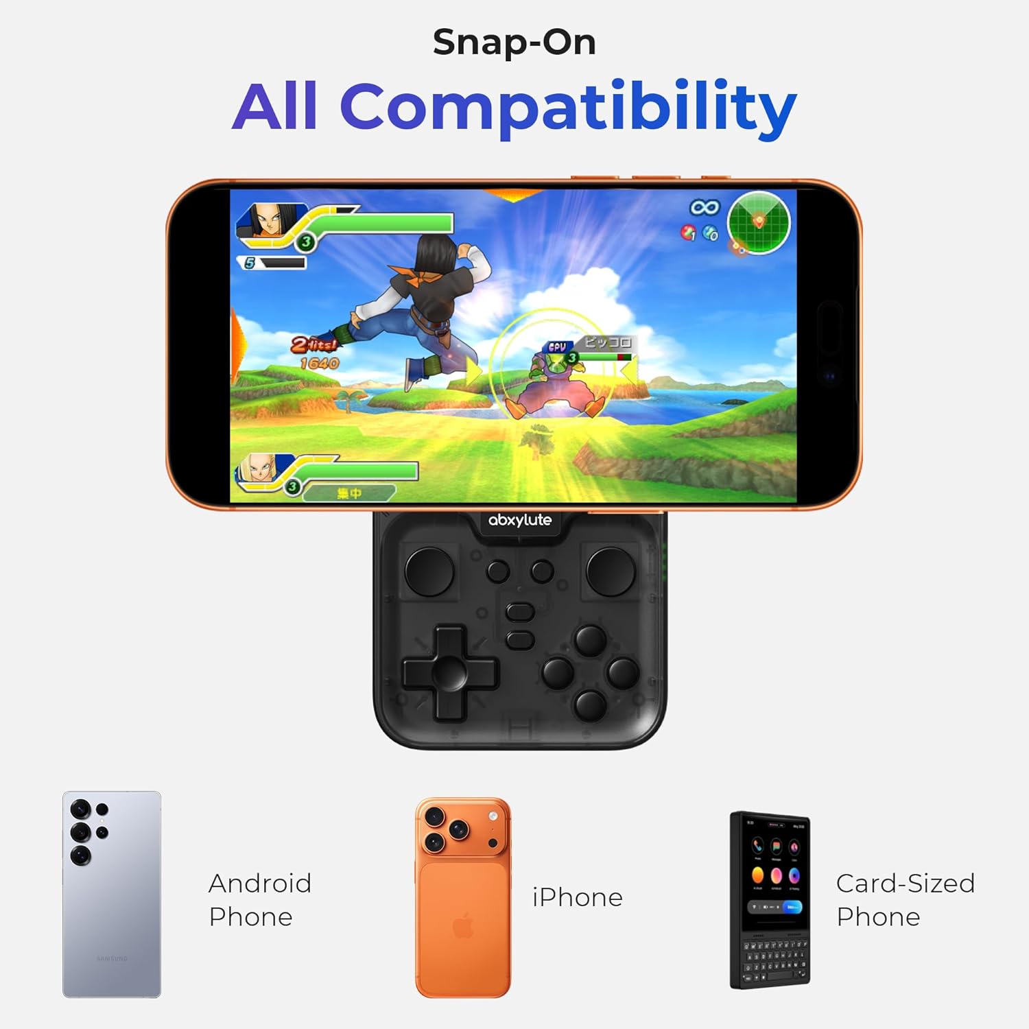 Retro Gaming On Android - Kontroler do gier mobilnych M4 Snap-On