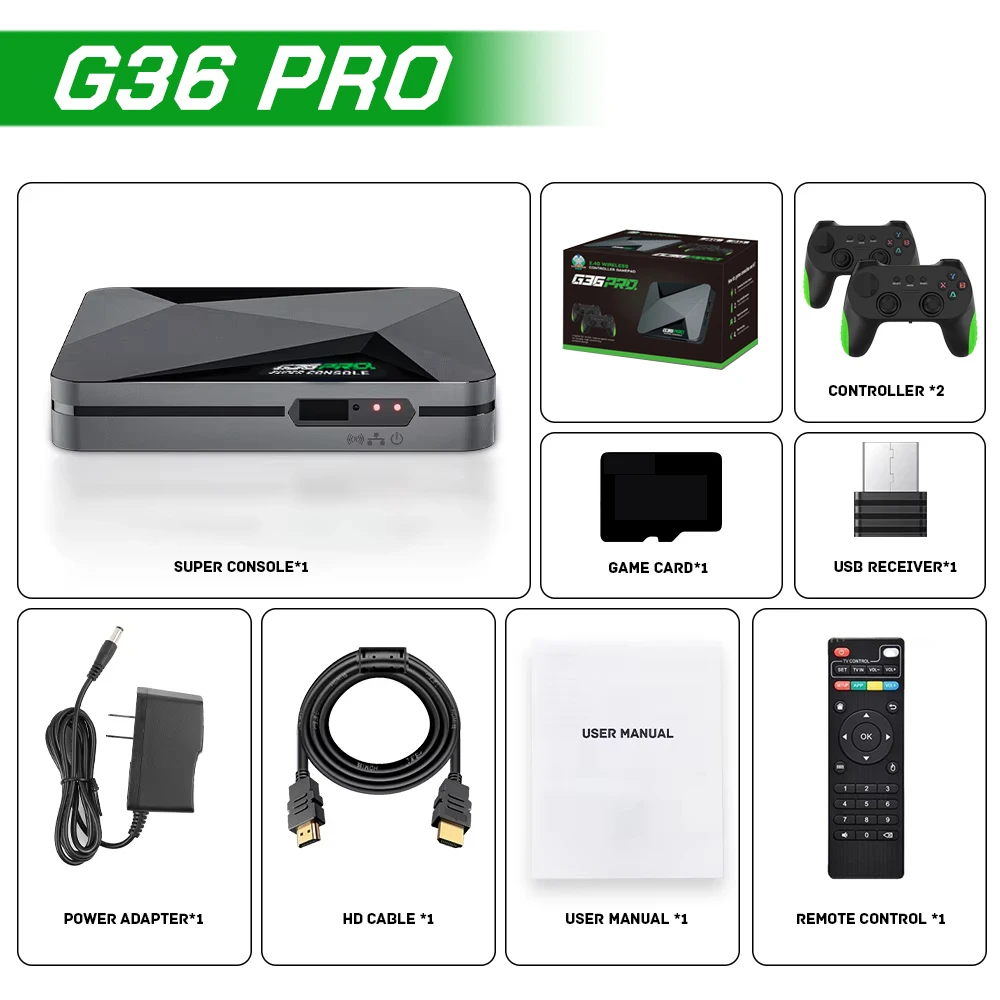 Super Konsola G36 Pro Retro Ko – Retro Gaming Devices recenzja i cena