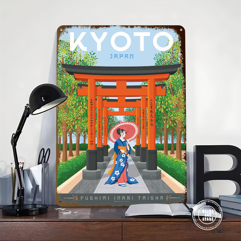 Plakat Podróżniczy Kyoto Japon – Retro Gaming Kyoto recenzja i cena