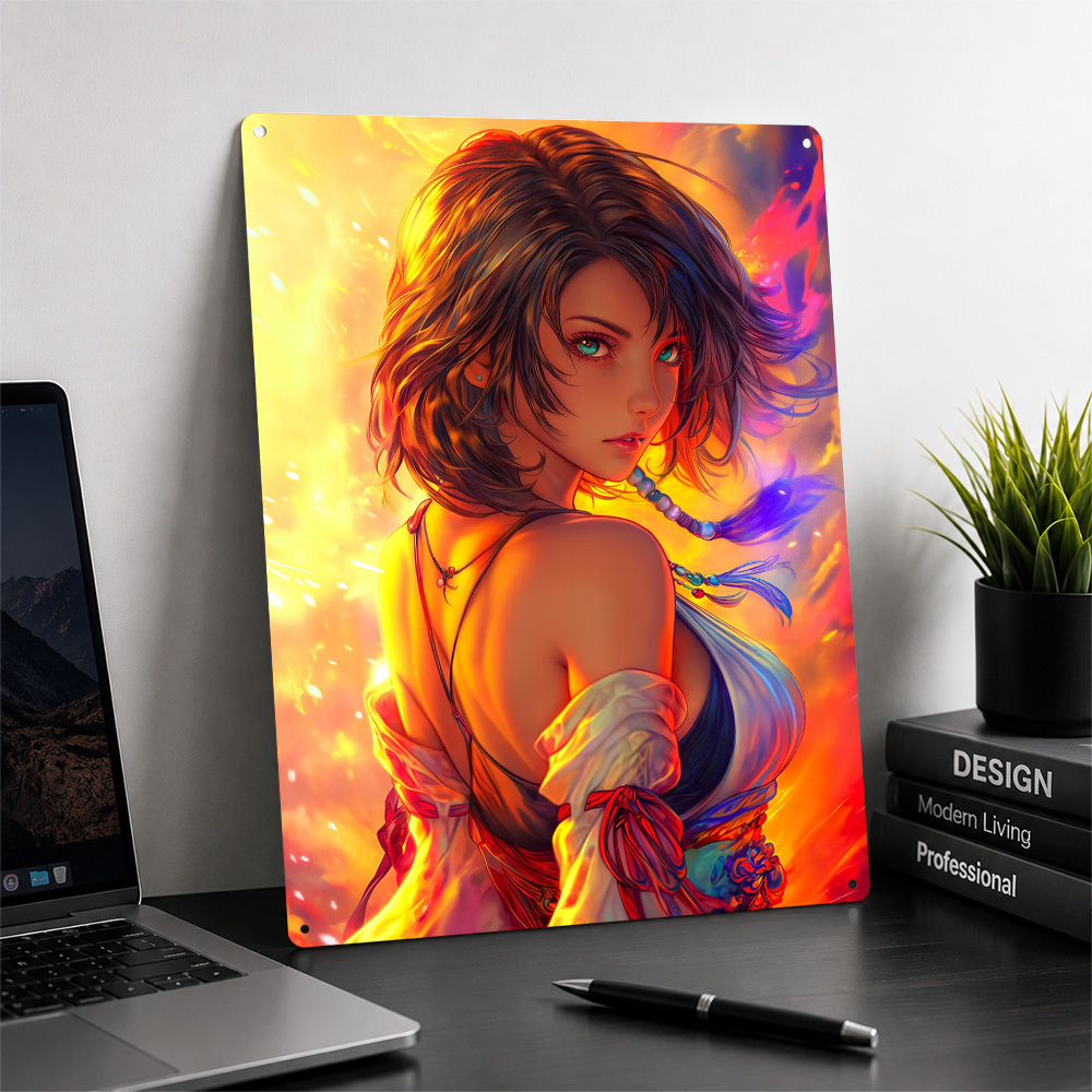 Anime Girl z Ognistym Tłem Pla – Background Retro Gaming recenzja i cena