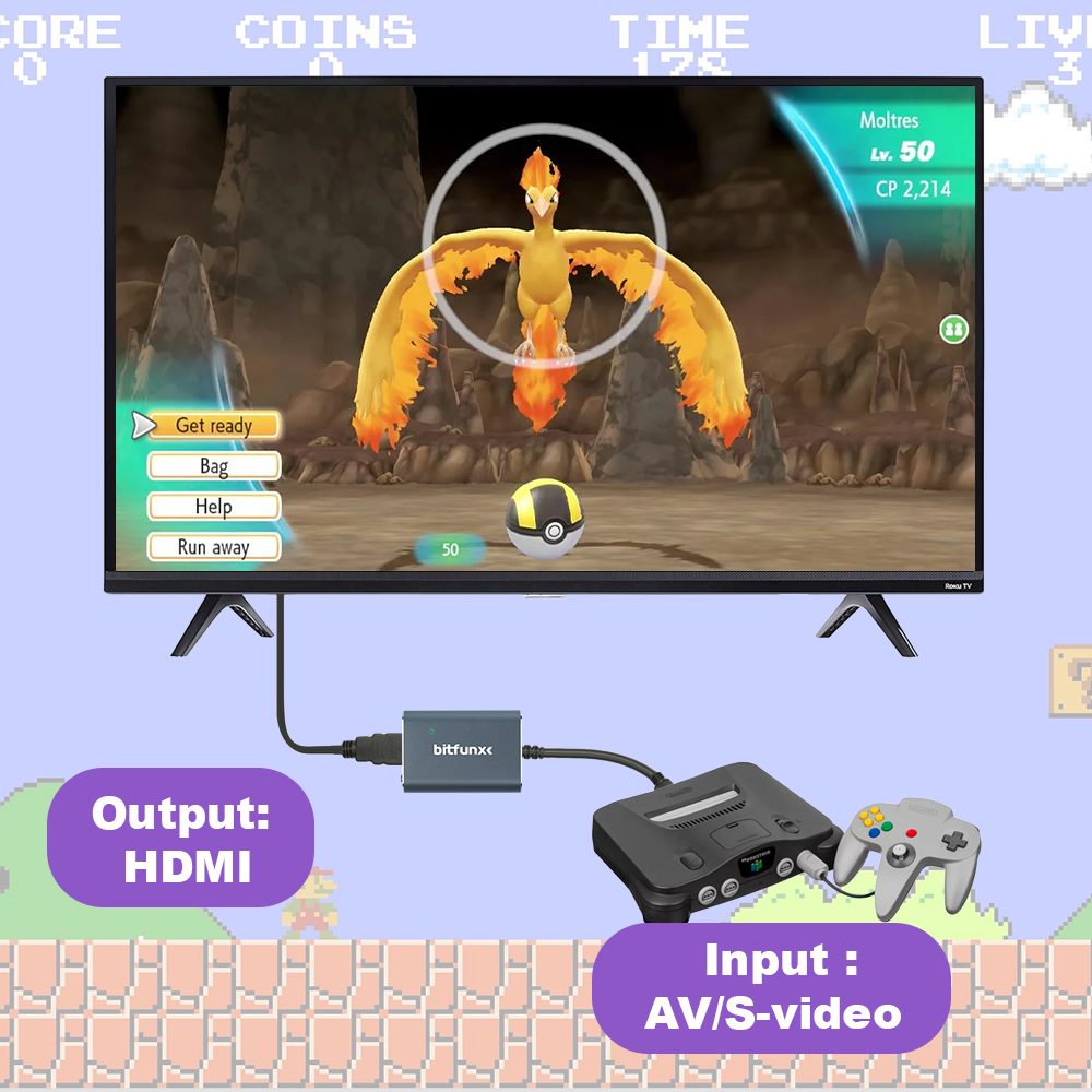 Bitfunx 720P Adapter S-Video / – Retro Gaming Machine recenzja i cena