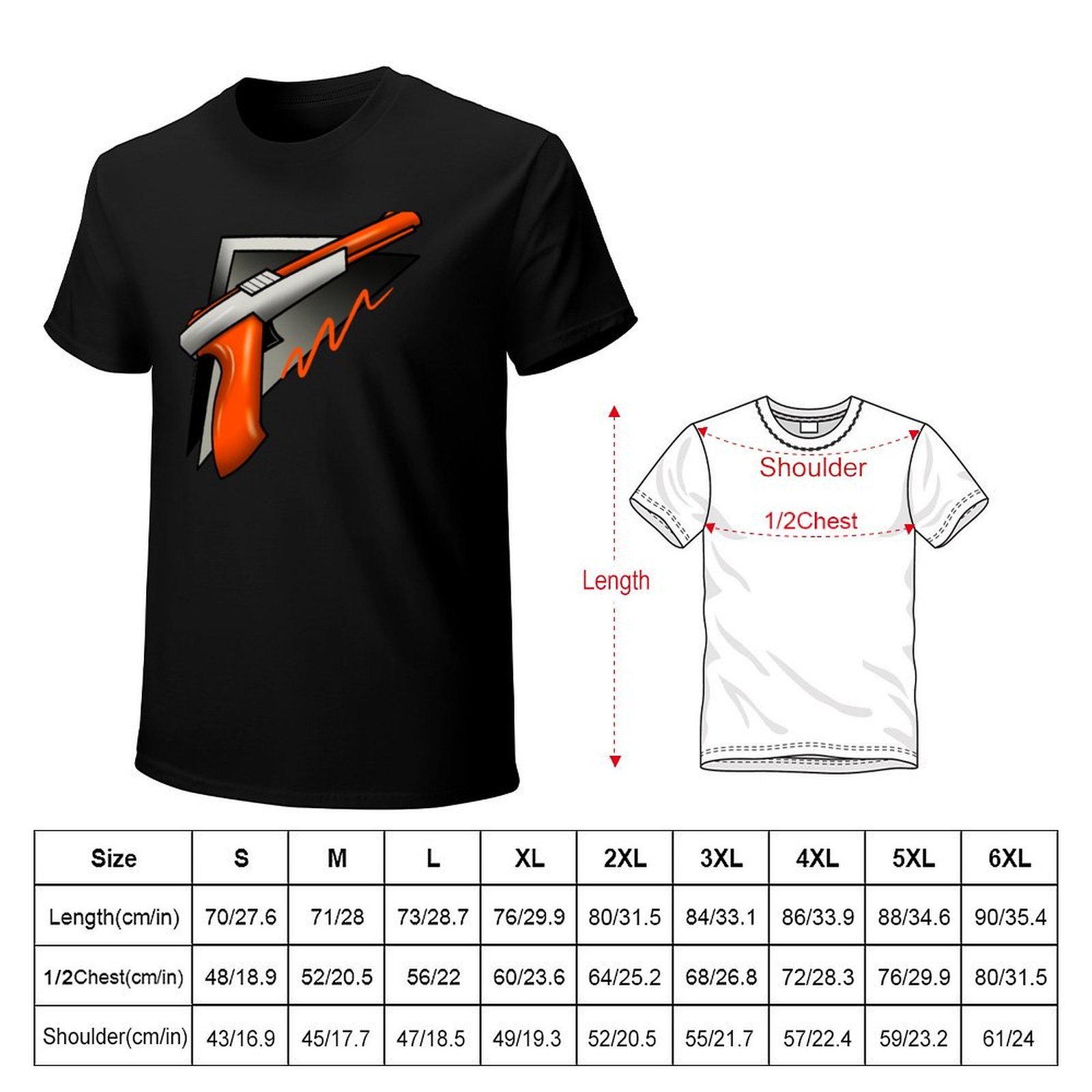 Koszulka z krótkim rękawem w s – Retro Gaming Light Gun recenzja i cena