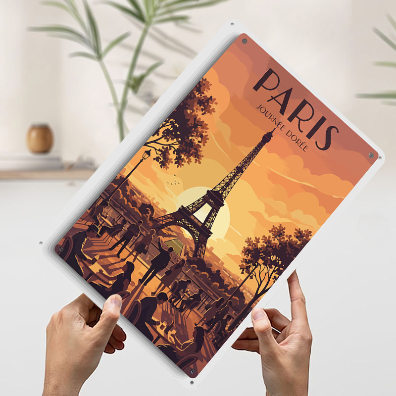 Paryż Dzień Złoty Plakat Podró – Retro Gaming Paris recenzja i cena