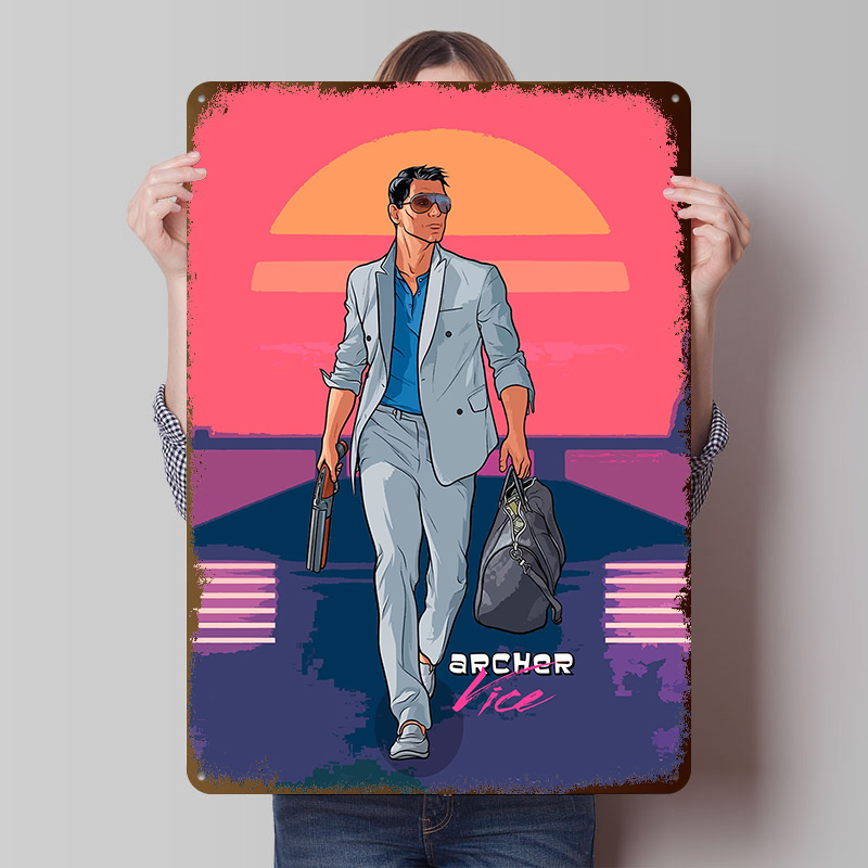 Archer Old Vibes Plakat z Blac – Retro Gaming Vibe recenzja i cena