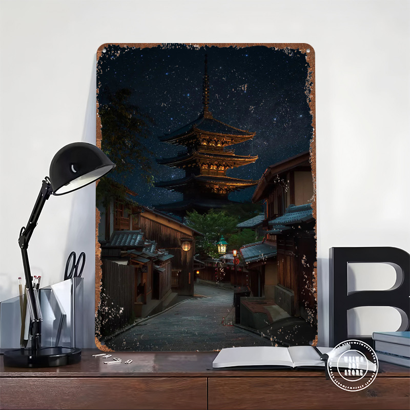 Plakat z blachy Kyoto Noc, per – Retro Gaming Kyoto recenzja i cena