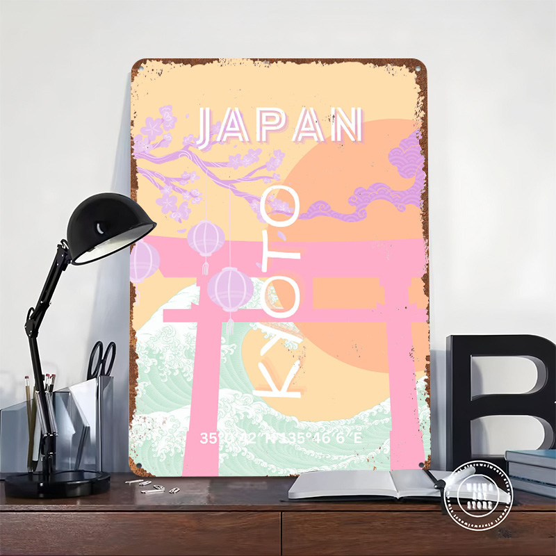 Metalowy plakat z motywem Japo – Retro Gaming Kyoto recenzja i cena