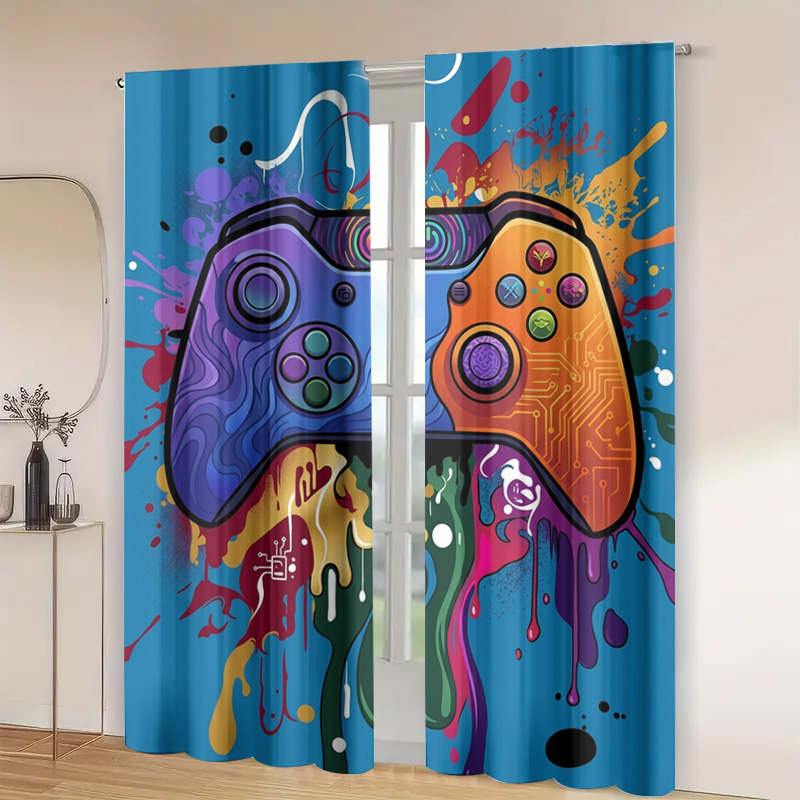 Zasłona w stylu retro gaming,  – Background Retro Gaming recenzja i cena