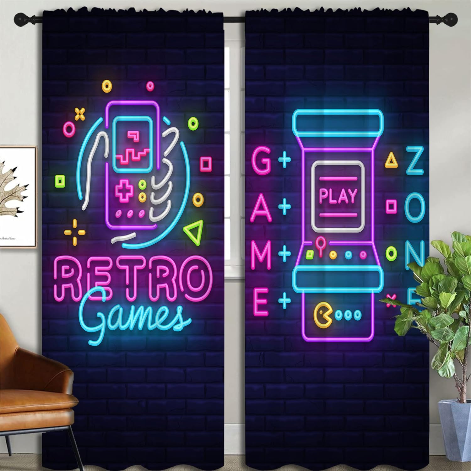 Zasłony zaciemniające z motywe – Background Retro Gaming recenzja i cena