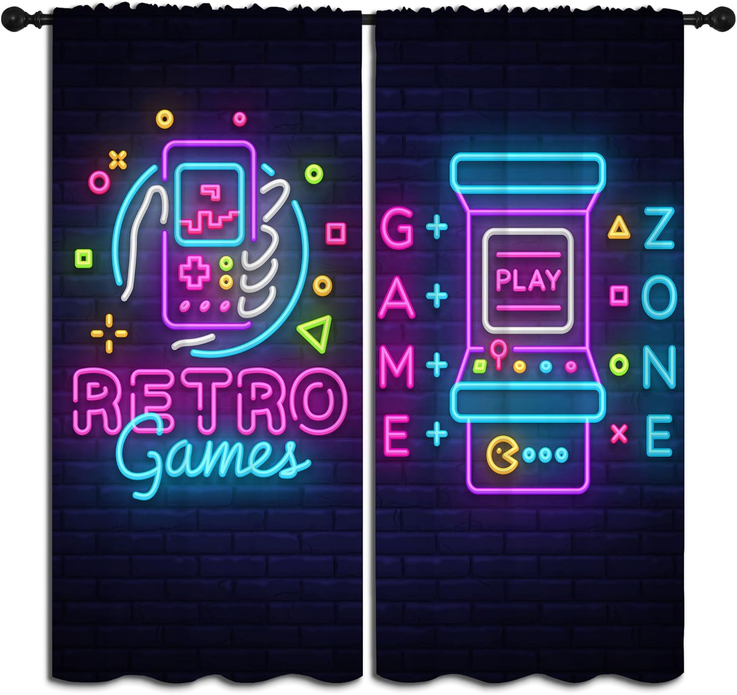 Zasłony zaciemniające z motywe – Background Retro Gaming recenzja i cena